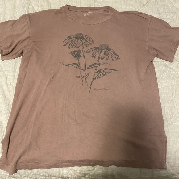 American Eagle Outfitters Tops - American Eagle Flower Oversized Graphic Tee